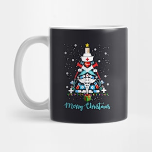 Christmas Tree Medical Tools Mug